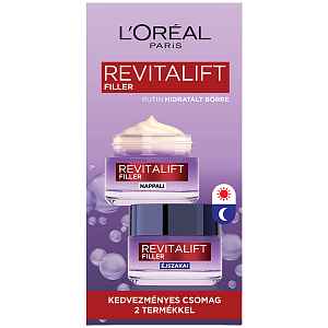 L'Oréal Paris Revitalift Filler dvojbalení denní a noční krém, 100ml