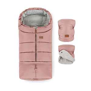 PETITE&MARS Set 3v1 Jibot a rukavice Jasie Dusty Pink