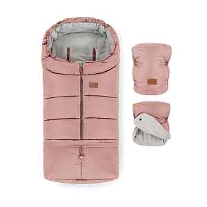 PETITE&MARS Set 3v1 Jibot a rukavice Jasie Dusty Pink