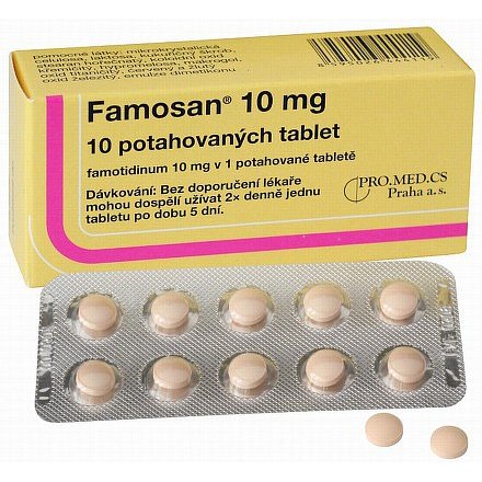 Famosan 10mg por.tbl.flm.10x10mg