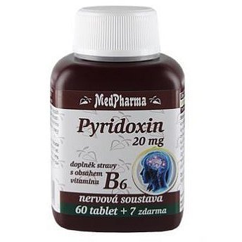 MedPharma Pyridoxin (vitamin B6) 20mg tbl.67