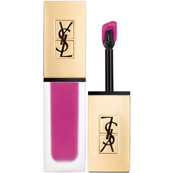 Yves Saint Laurent Tatouage Couture ultra matující tekutá rtěnka odstín 19 Fuchsia Intime - True Fuchsia 6 ml