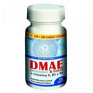 DMAE B-FORTE 70 tablet AKCE 50 + 20 tablet ZDARMA!