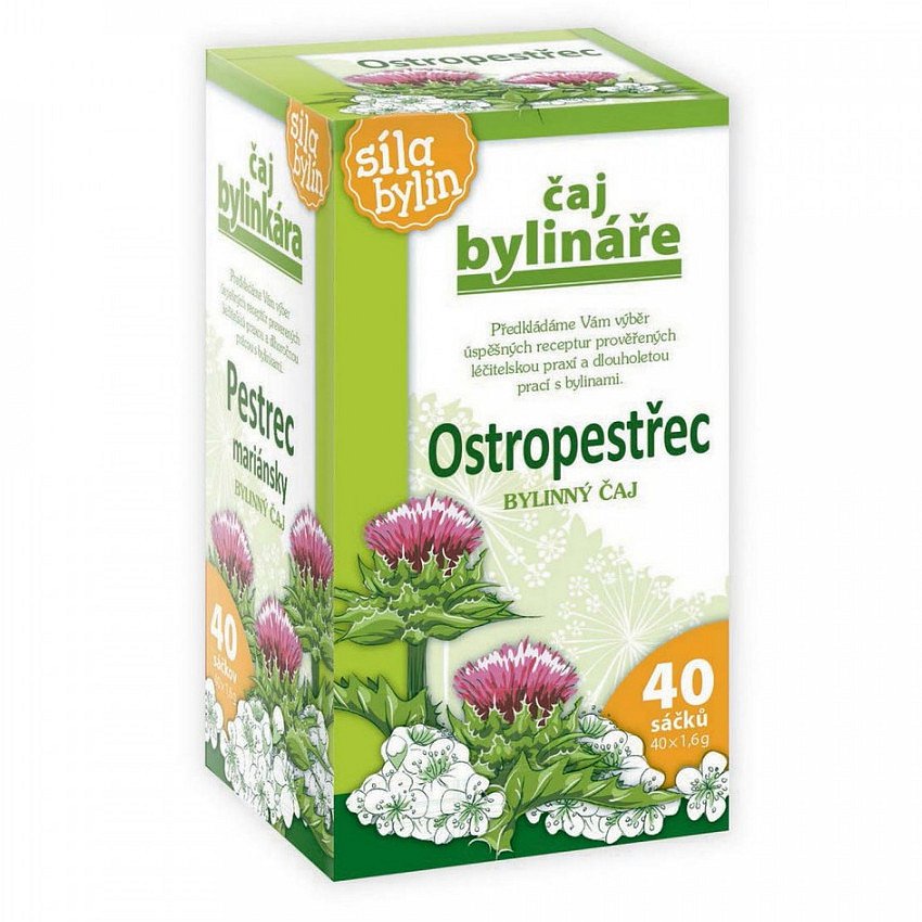 Čaj Bylináře Ostropestřec jaterní směs 40x1.5g