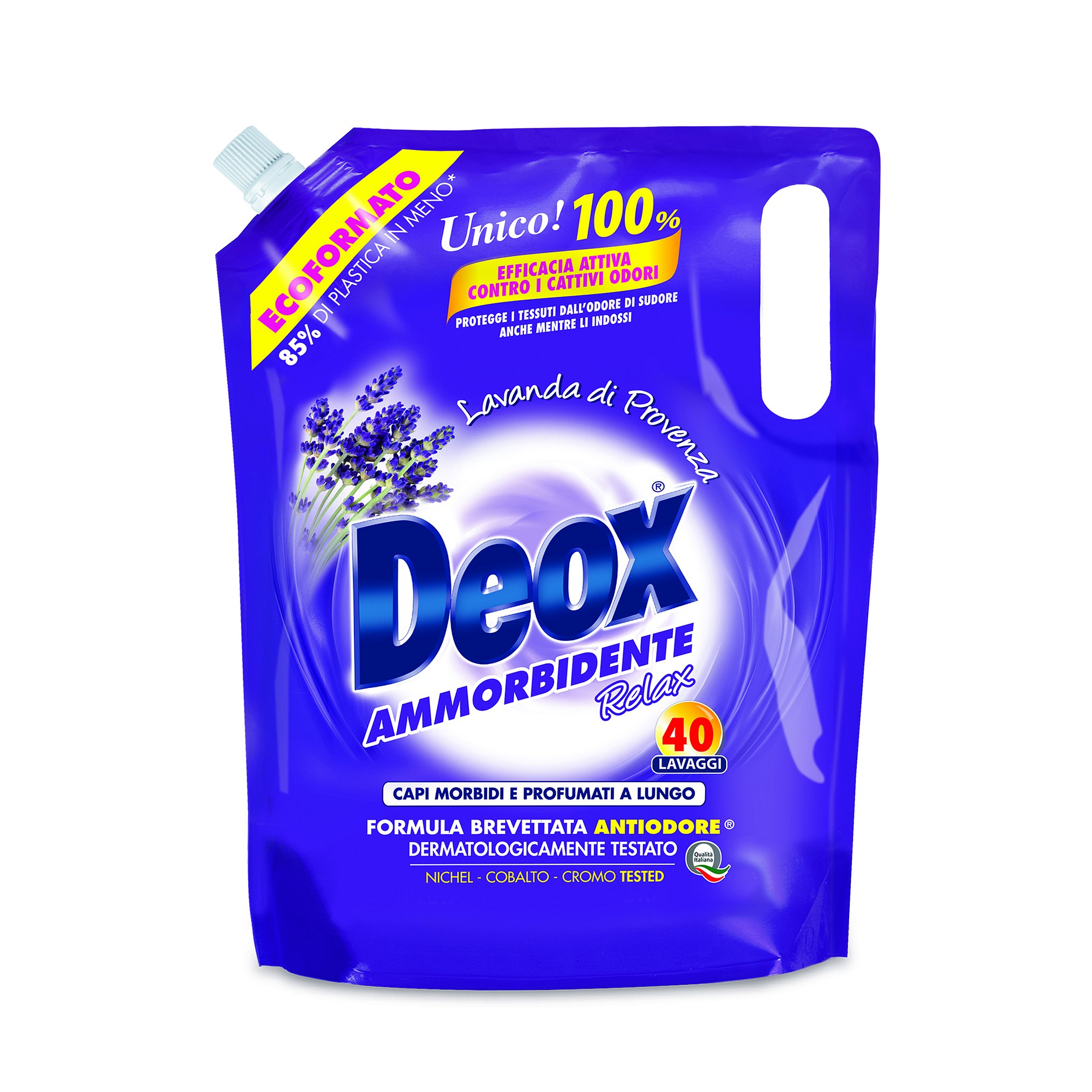 Deox Ammorbidente Ecoformato koncentrovaná aviváž, levandule, 40 praní 2000 ml