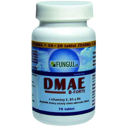 DMAE B-FORTE 70 tablet AKCE 50 + 20 tablet ZDARMA!