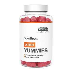 GymBeam Zinc Yummies, doplněk stravy 60 ks