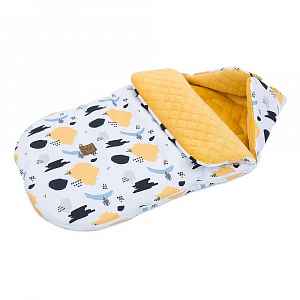 Mamo Tato Bavlněný fusak, prošívaný velvet, 48 x 90 cm Flíčky