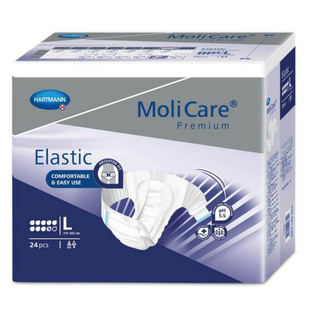 MOLICARE Elastic 9 kapek Absorpční kalhotky L 24 kusů