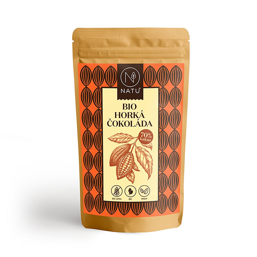 NATU Horká čokoláda 125 g BIO