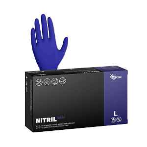 Nitrilové rukavice Espeon Nitril Ideal - 100 ks, tmavě modré, velikost L (100136) + dárek zdarma