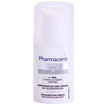 Pharmaceris W-Whitening Acipeel 3x zesvětlující korekční sérum proti pigmentovým skvrnám s vitaminem C 30 ml