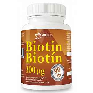 Biotin 300mcg tbl.90