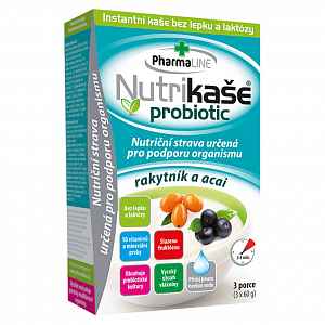 Nutrikaše probiotic rakytník a acai 180g (3x60g)