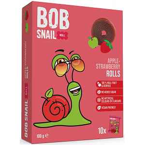 ŠNEK BOB Jablko-jahoda ovocné rolky 100 g