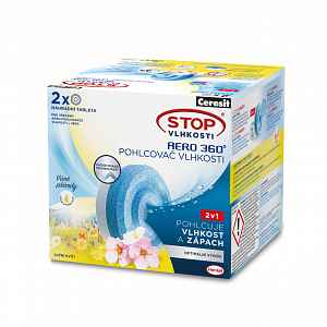 Ceresit STOP VLHKOSTI Aero 360° náhradní tablety 2x450 g luční kvítí