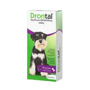 Drontal Dog Flavour 150/144/50 mg 24 tablet