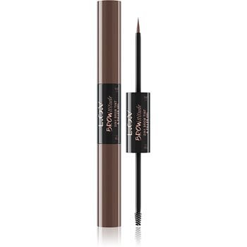 L.O.V. BROWtittude řasenka a tužka na obočí odstín 110 Bold Brunette 9 ml