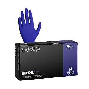 Nitrilové rukavice Espeon Nitril Ideal - 100 ks, tmavě modré, velikost M (100135)
