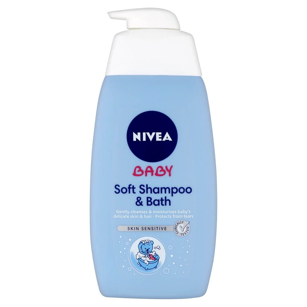 NIVEA Baby šampon a pěna do koupele 2v1 500ml