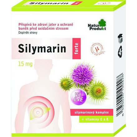 Silymarin s vitamín C+E na regeneraci jater past. 40