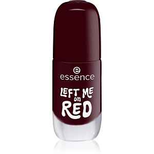essence Gel Nail Polish gelový lak na nehty odstín 12 LEFT ME on RED 8 ml