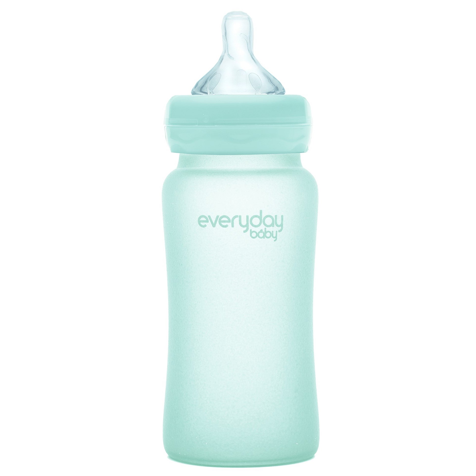 Láhev sklo, odolná, 240ml mint green