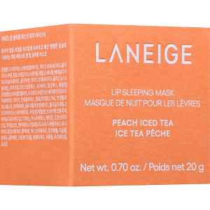 LANEIGE Lip Sleeping Mask noční regenerační maska na rty odstín Peach Iced Tea 20 g