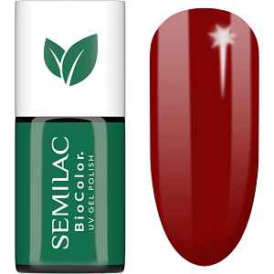 Semilac UV Hybrid BioColor gelový lak na nehty s použitím UV/LED lampy odstín 721 Red Roses 7 ml