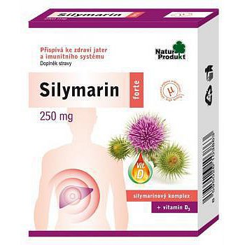 Silymarin forte 250mg+vitamin D tbl.40