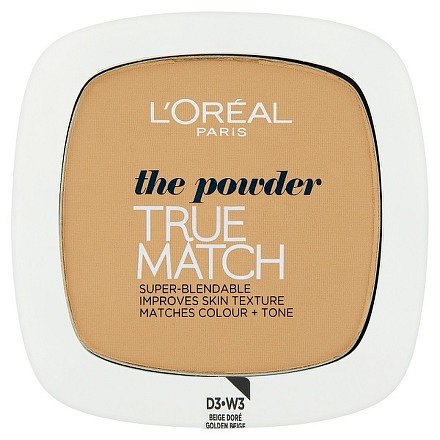 True Match Kompaktní pudr Golden Beige W3 9g