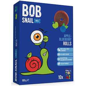 ŠNEK BOB Jablko-borůvka ovocné rolky 100 g