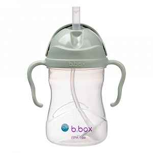 B.BOX Hrneček s brčkem - zelený 240 ml