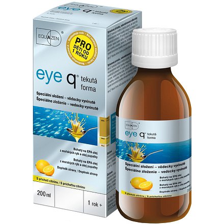 Eye q tekutá forma s příchutí citrónu 200 ml