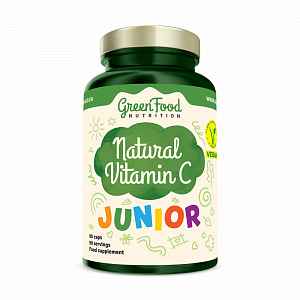 GreenFood Nutrition Junior Natural Vitamin C 90 kapslí