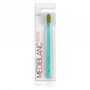 MEDIBLANC Zubní kartáček Soft 1 ks modrý