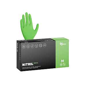 Nitrilové rukavice Espeon Nitril Ideal - 100 ks, zelené, velikost M (100154)