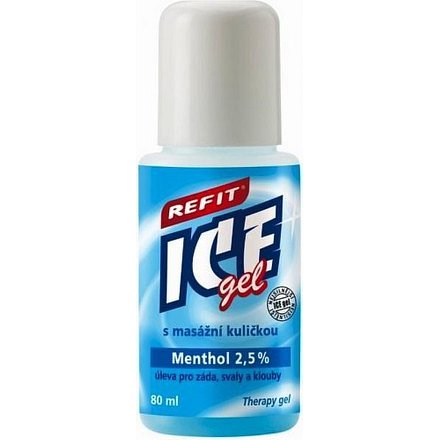 Refit Ice gel roll-on Menthol 2.5% na záda 80ml