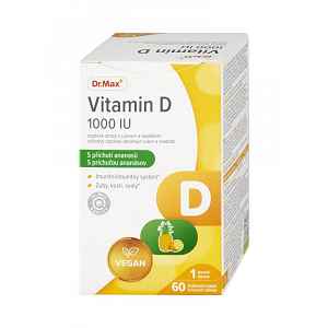Dr. Max Vitamin D 1000 IU 60 žvýkacích tablet