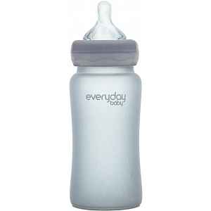 Láhev sklo, odolná, 240ml quiet grey