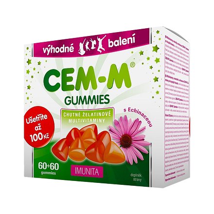 CEM-M gummies Imunita tbl.60+60 Dárk. balení 2017