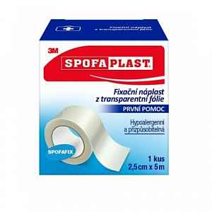 3M Spofaplast 432 Fix.náplast transp.fol.5mx25mm