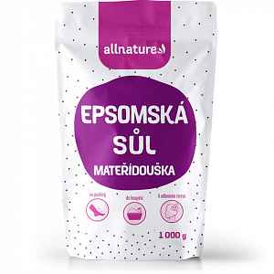 Allnature Epsomská sůl Mateřídouška 1000 g