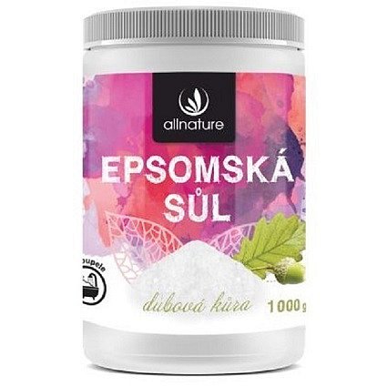 Allnature Epsomská sůl Dubová kůra 1000 g