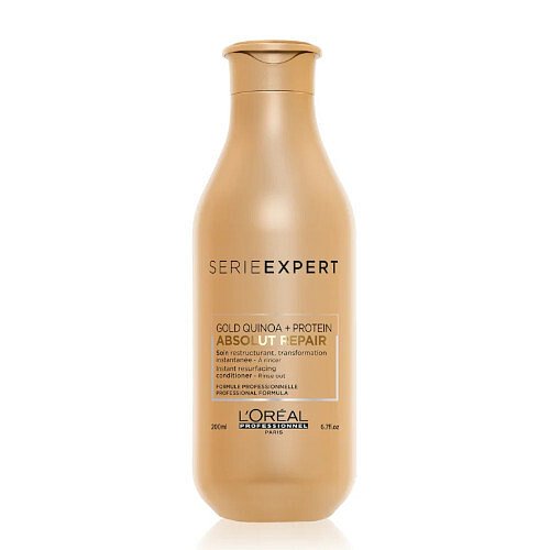 Loreal Professionnel Regenerační péče pro velmi poškozené vlasy Serie Expert Absolut Repair Gold Quinoa + Protein (Instant Resurfacing Conditioner) 200 ml