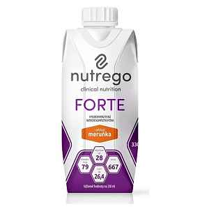 NUTREGO FORTE Výživa meruňka 12 x 330 ml