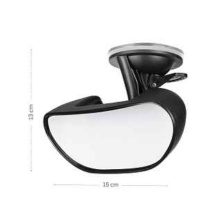 Zopa Malé zpětné zrcátko DELUXE, Black