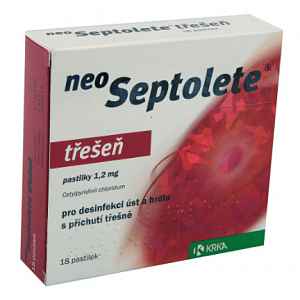 Neoseptolete Třešeň orální past. 18 x 1.2 mg