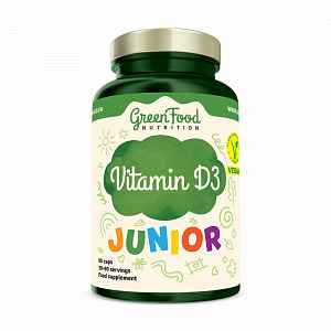 GreenFood Nutrition Junior Vitamin D3 90 kapslí