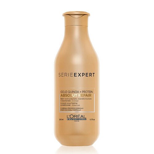 Loreal Professionnel Regenerační péče pro velmi poškozené vlasy Serie Expert Absolut Repair Gold Quinoa + Protein (Instant Resurfacing Conditioner) 1000 ml